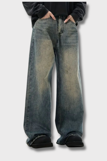 WASHED BAGGY JEANS