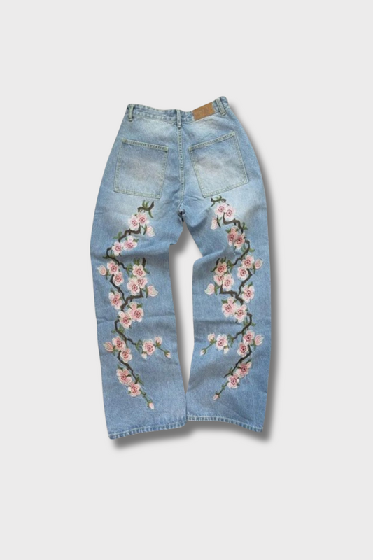 BLOSSOM BESTICKTE JEANS